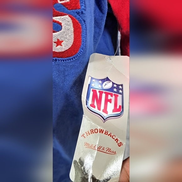 NWT Mitchell & Ness New England Patriots Franchise Player Henley Shirt NFL Large - Picture 7 of 15